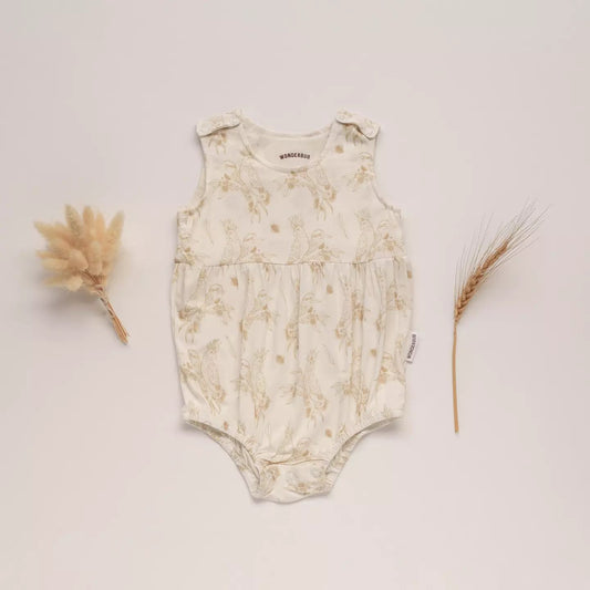 WonderBub Kookaburra & Cockatoo Jumpsuit