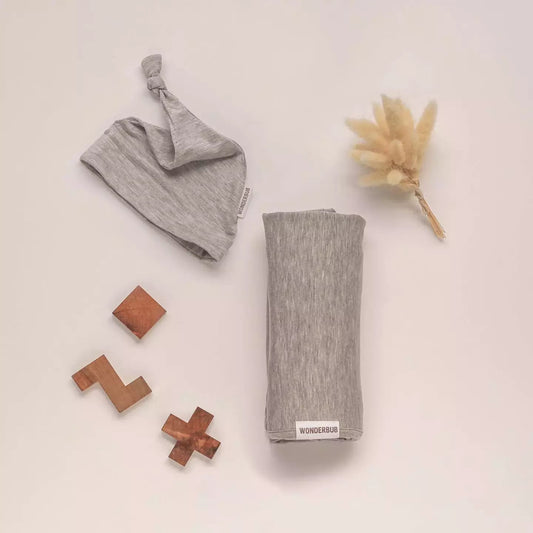 WonderBub Grey Marle Beanie